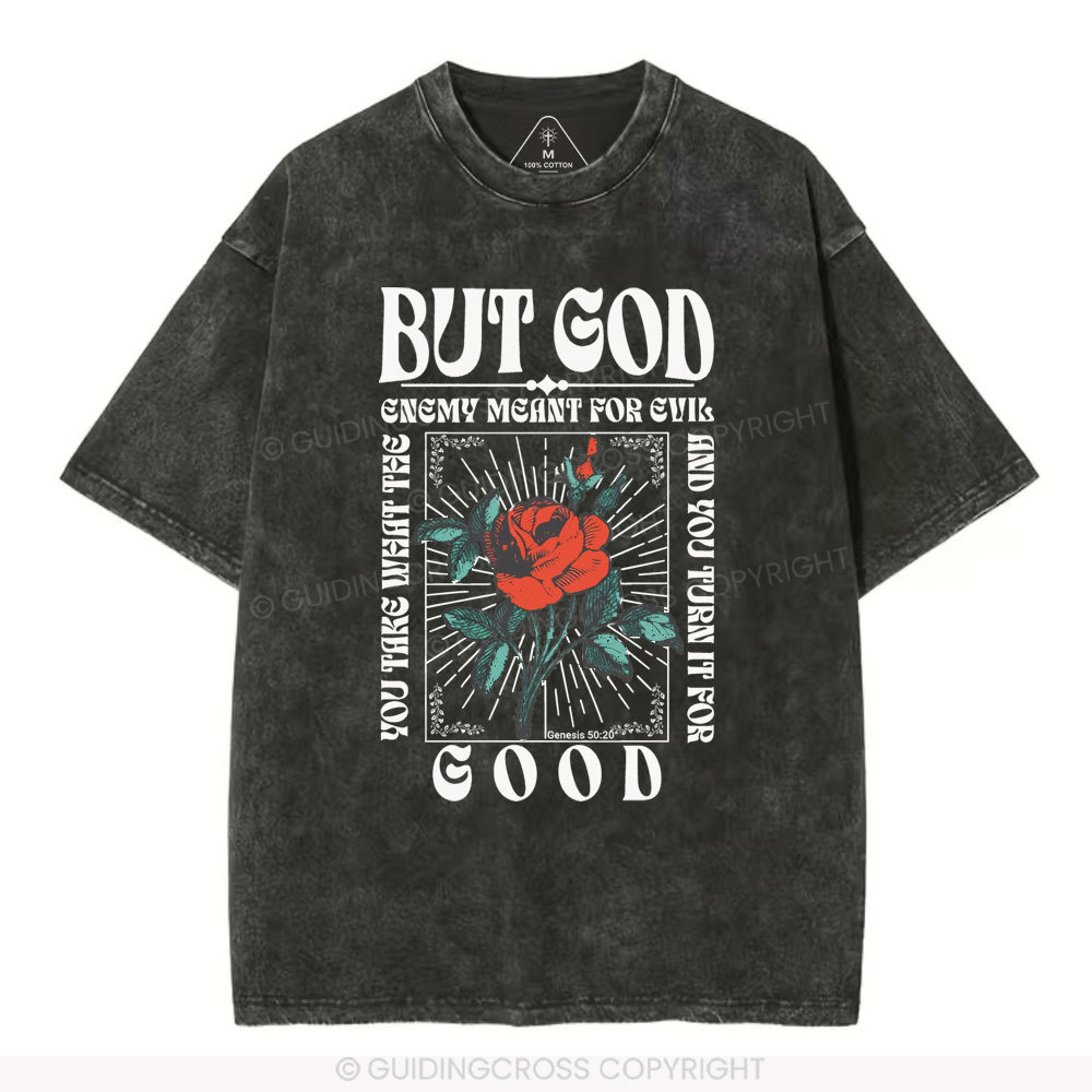 But God Christian Washed T-Shirt