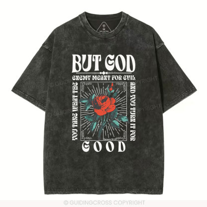 But God Christian Washed T-Shirt