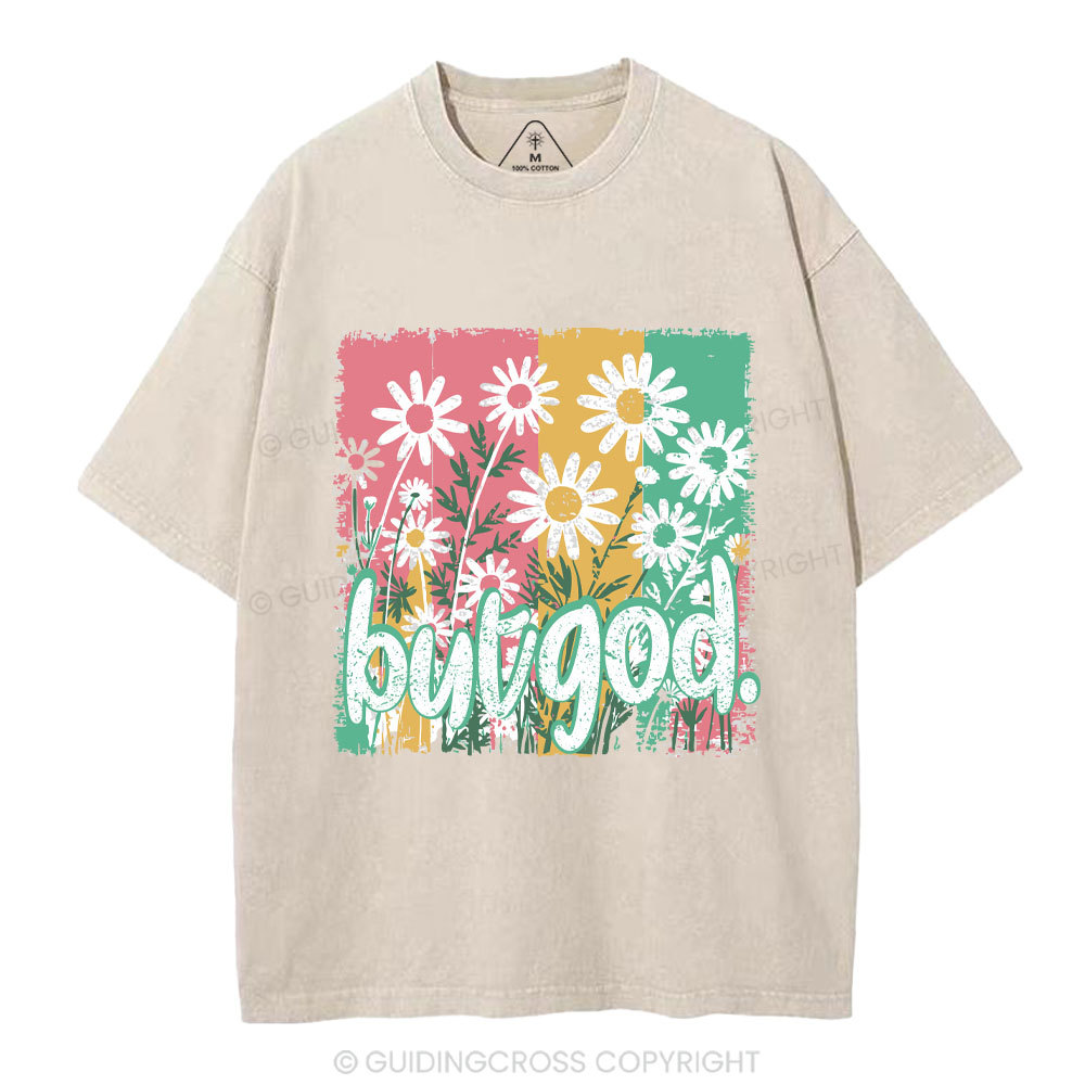But God Christian Washed T-Shirt
