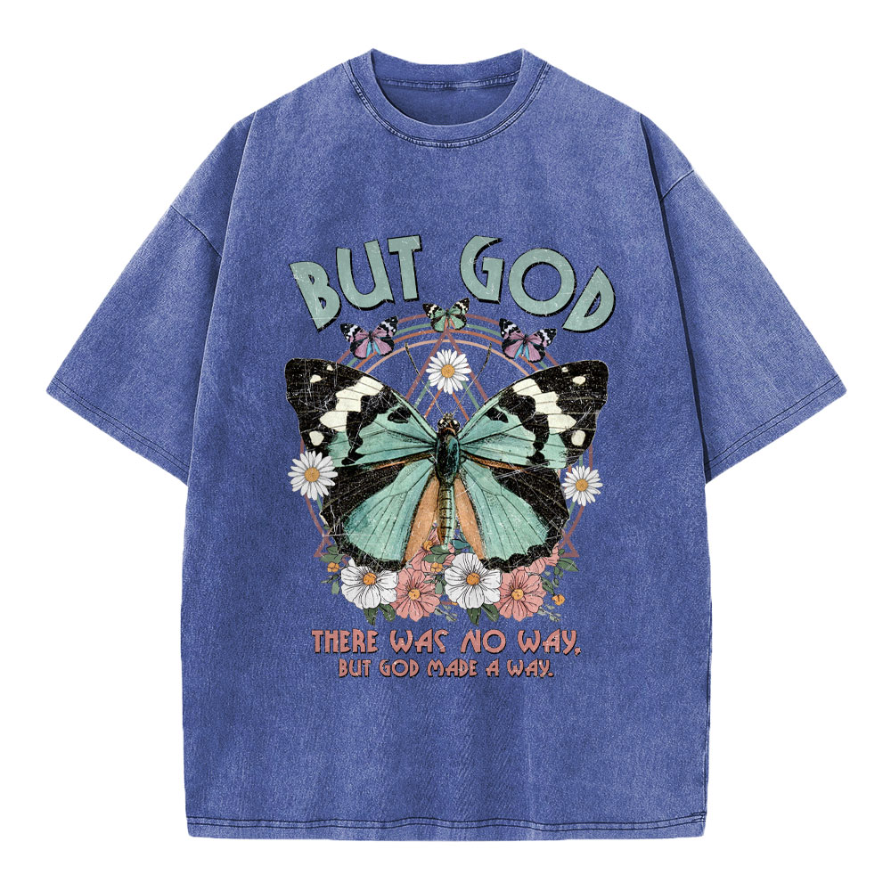 But God Retro Christian Shirts