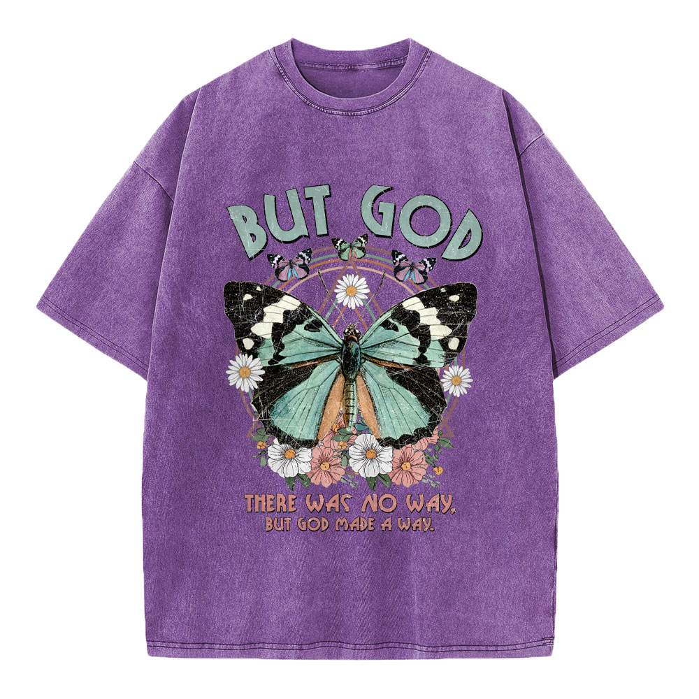 But God Retro Christian Shirts
