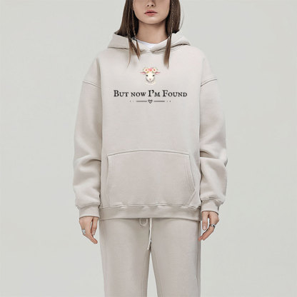 But Now I Am Found Christian Fleece Hoodie Set