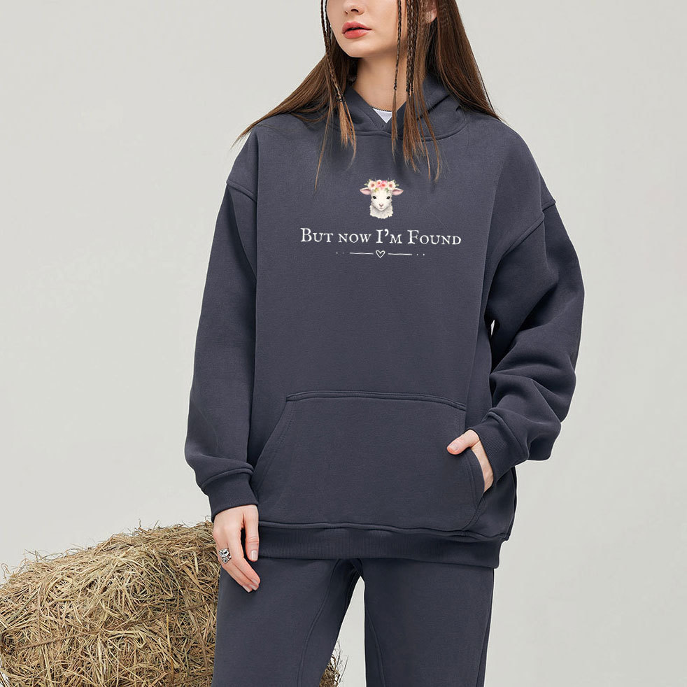 But Now I Am Found Christian Fleece Hoodie Set