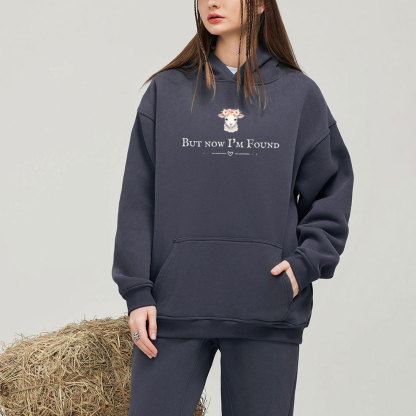 But Now I Am Found Christian Fleece Hoodie Set