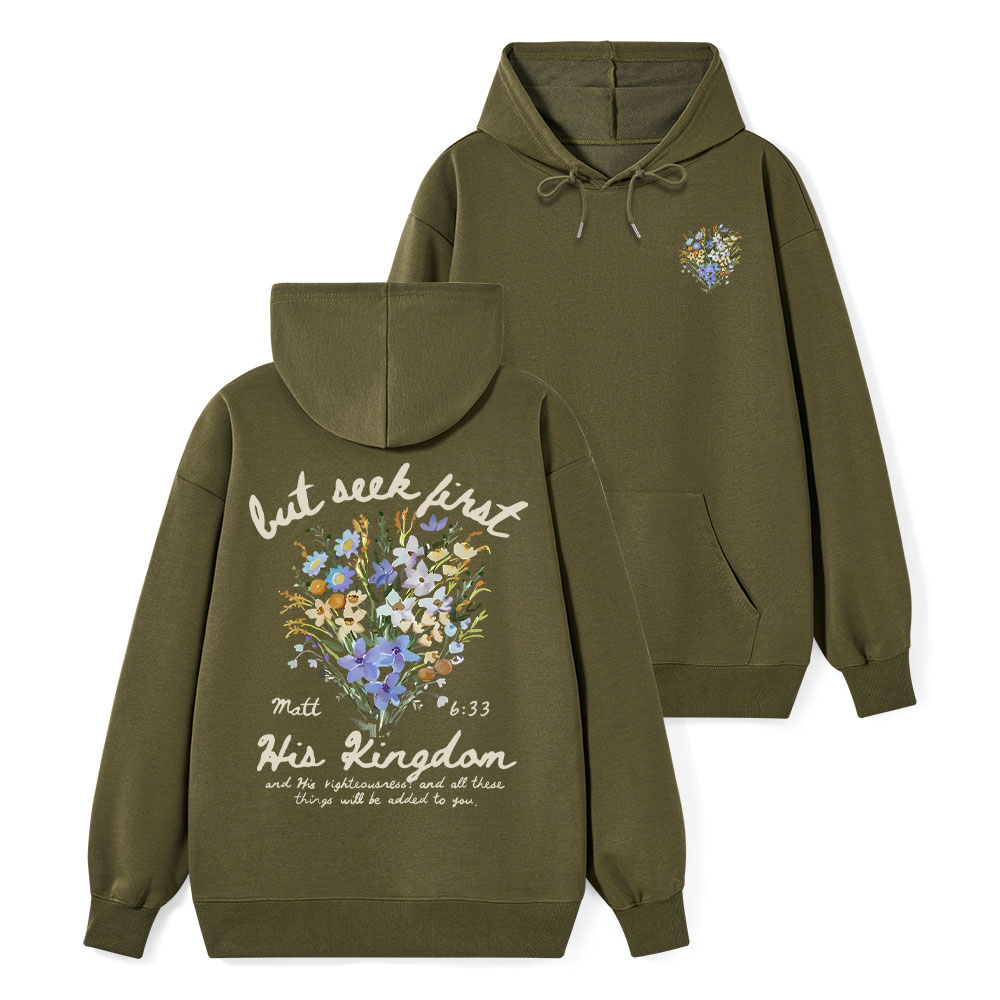 But Seek First Christian Classic Hoodie