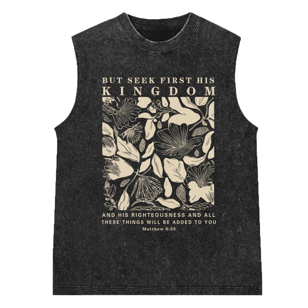 Your Plan God's Plan Christian Washed Sleeveless Tee Sale-GuidingCross