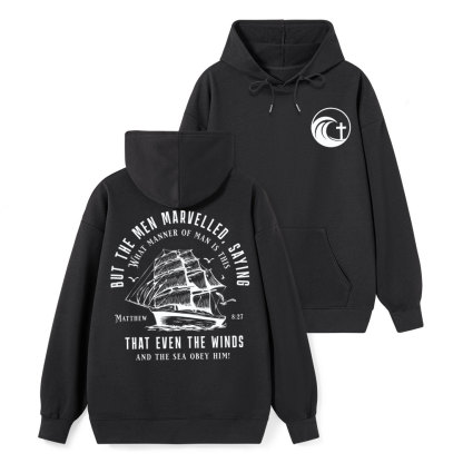 But The Men Marvelled Christian Class Hoodie