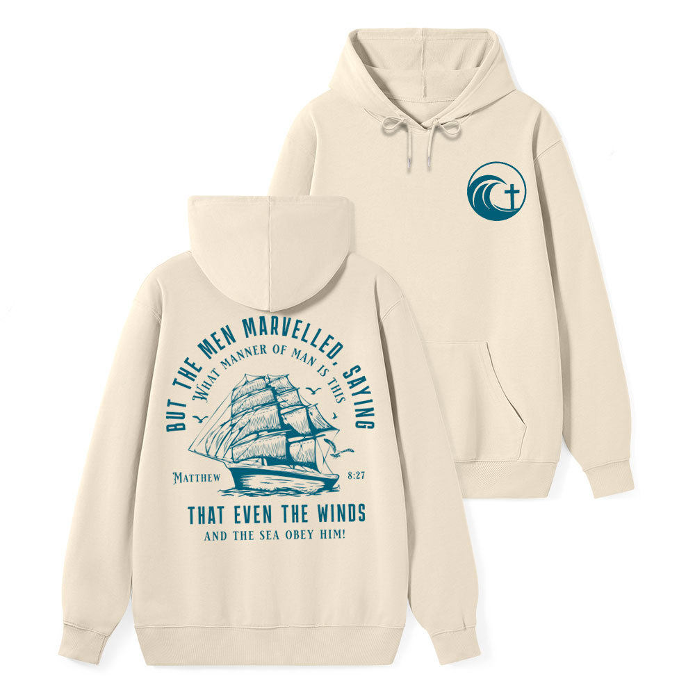 But The Men Marvelled Christian Class Hoodie