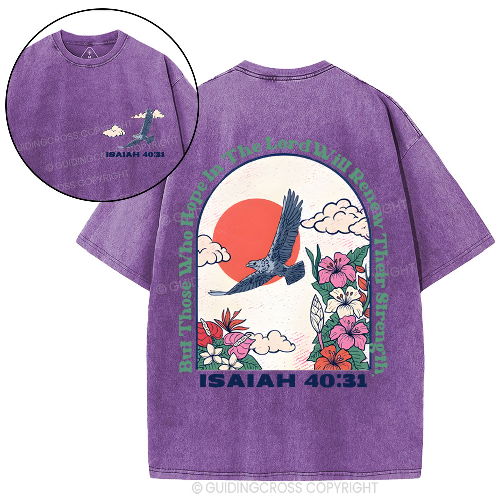 Peace Be Still Christian Washed T-Shirt Sale - GuidingCross