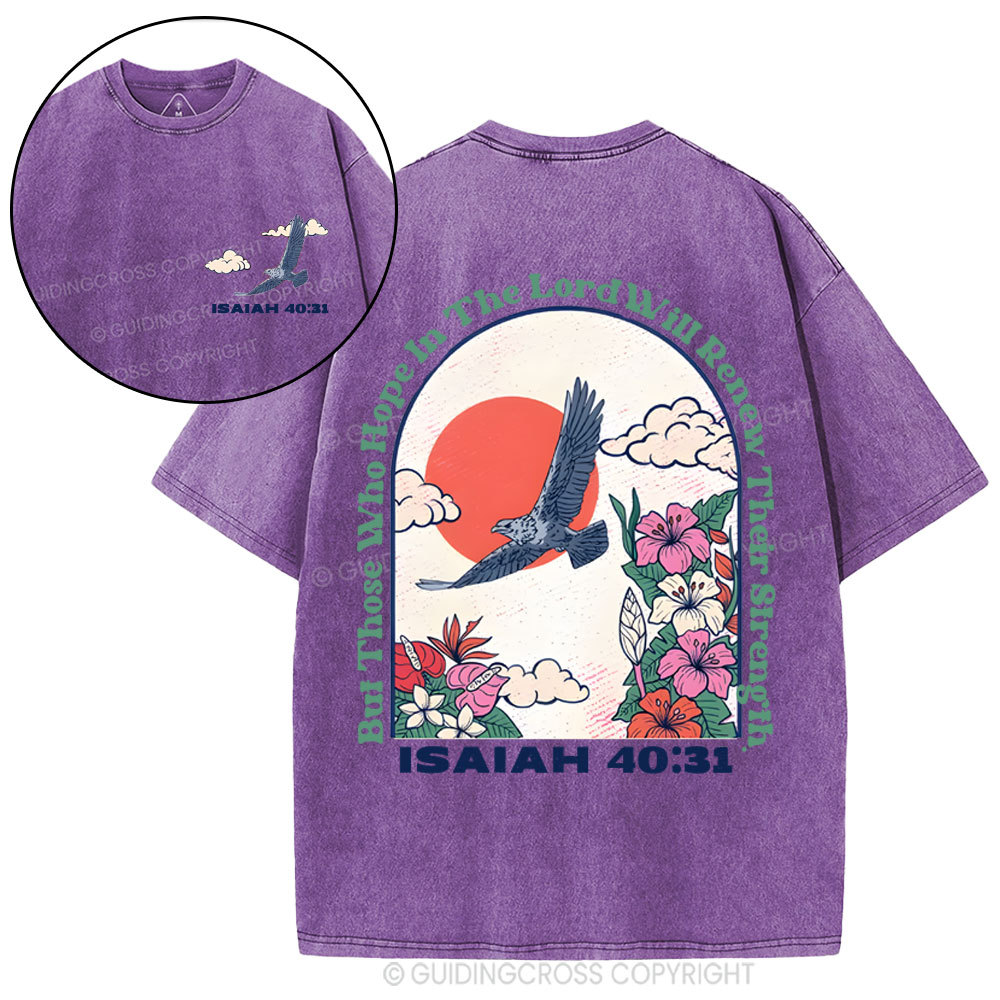 Peace Be Still Christian Washed T-Shirt Sale - GuidingCross