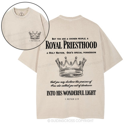 But You Are A Chosen People Christian Washed T-Shirt