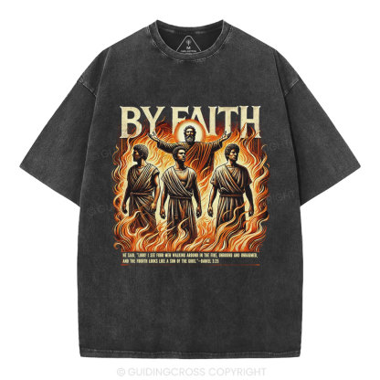 By Faith Christian Washed T-Shirt