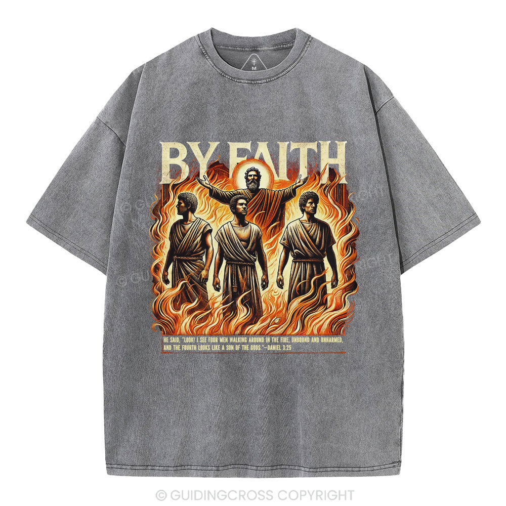 By Faith Christian Washed T-Shirt