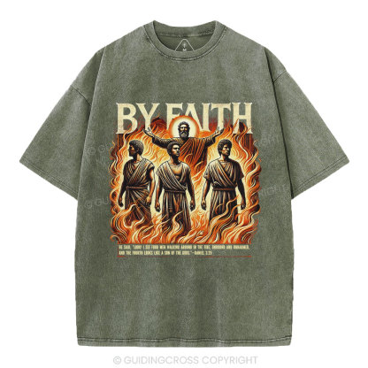 By Faith Christian Washed T-Shirt
