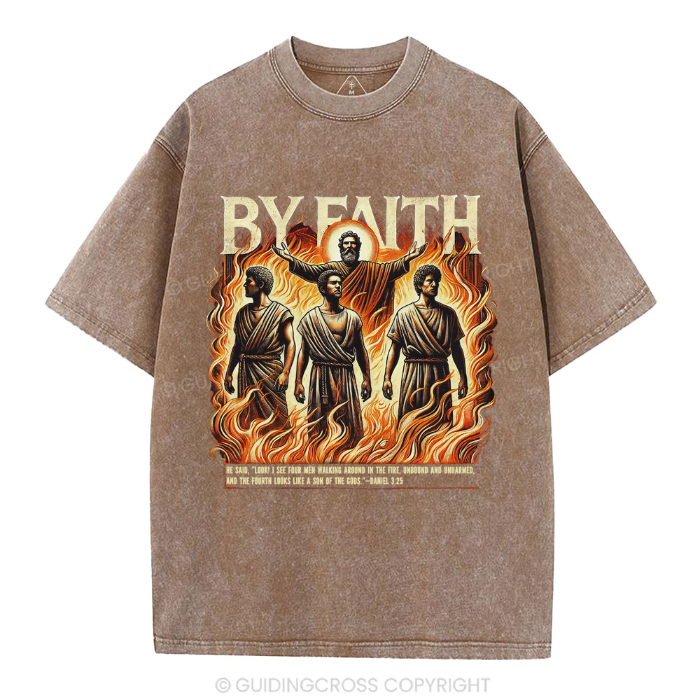 By Faith Christian Washed T-Shirt