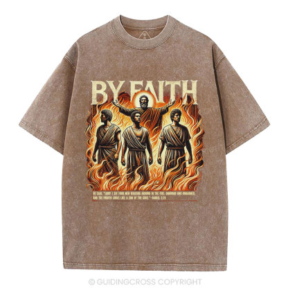 By Faith Christian Washed T-Shirt