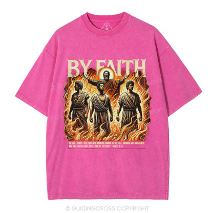 By Faith Christian Washed T-Shirt