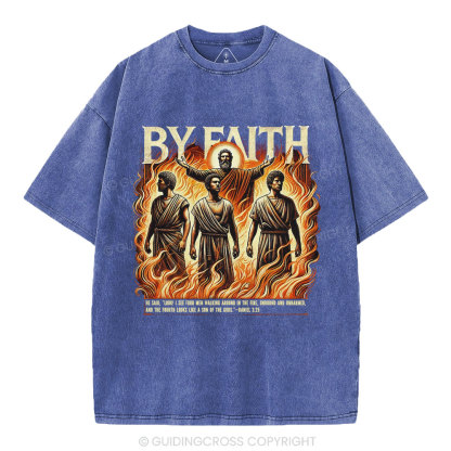 By Faith Christian Washed T-Shirt