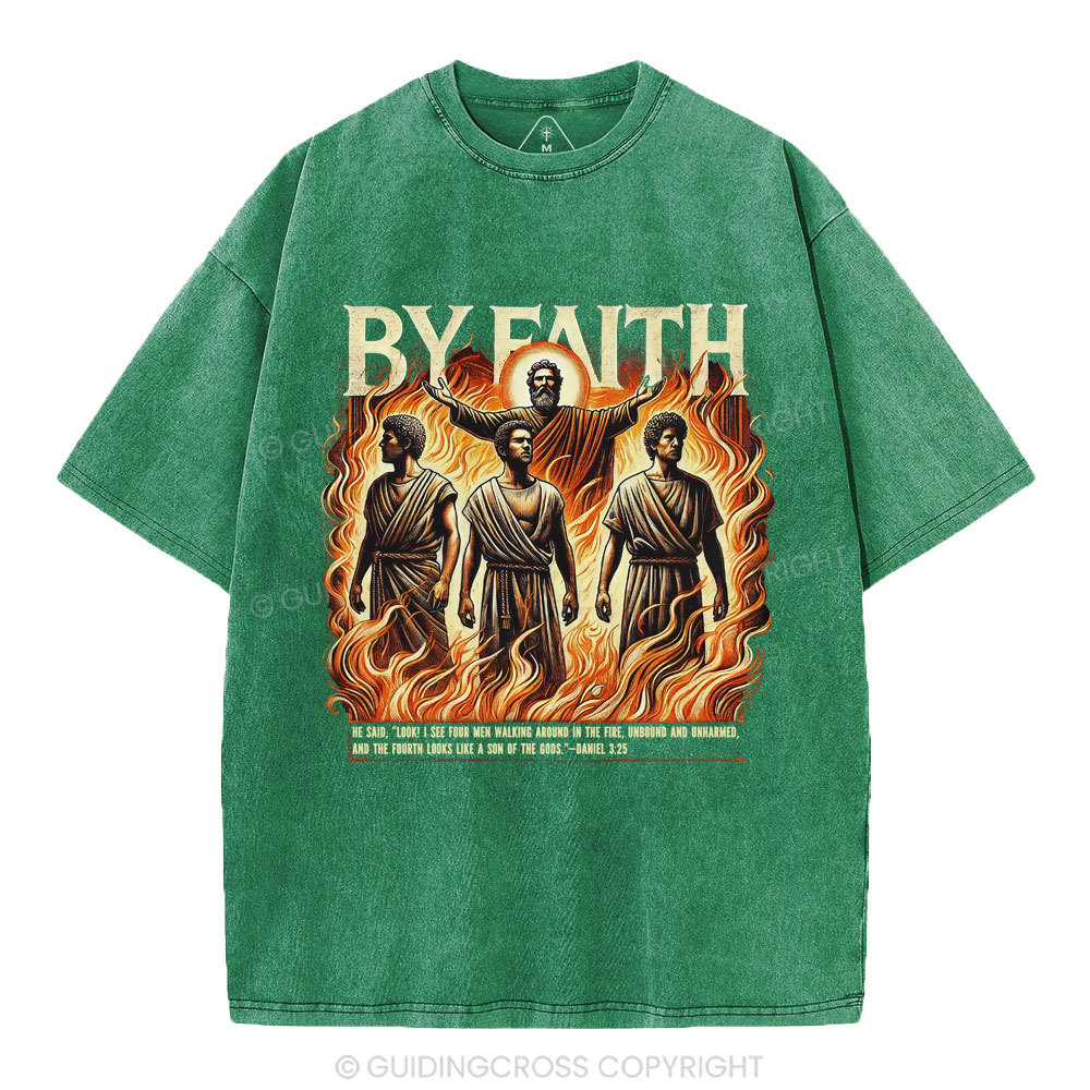 By Faith Christian Washed T-Shirt