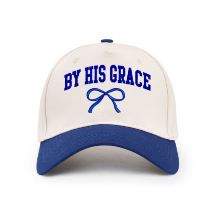 By His Grace Christian Trucker Hat