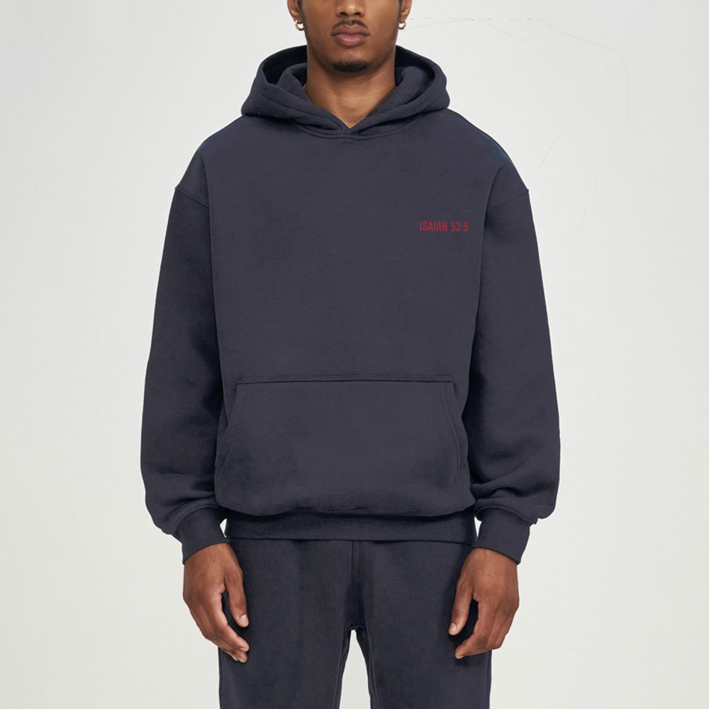 By His Wonds We Are Healed Christian Fleece Hoodie Set