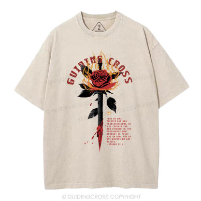 By His Wounded  Christian Washed T-Shirt