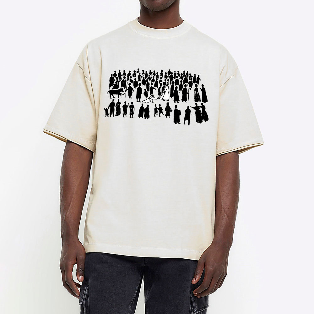 By His Wounds Chirstian Washed T-Shirt