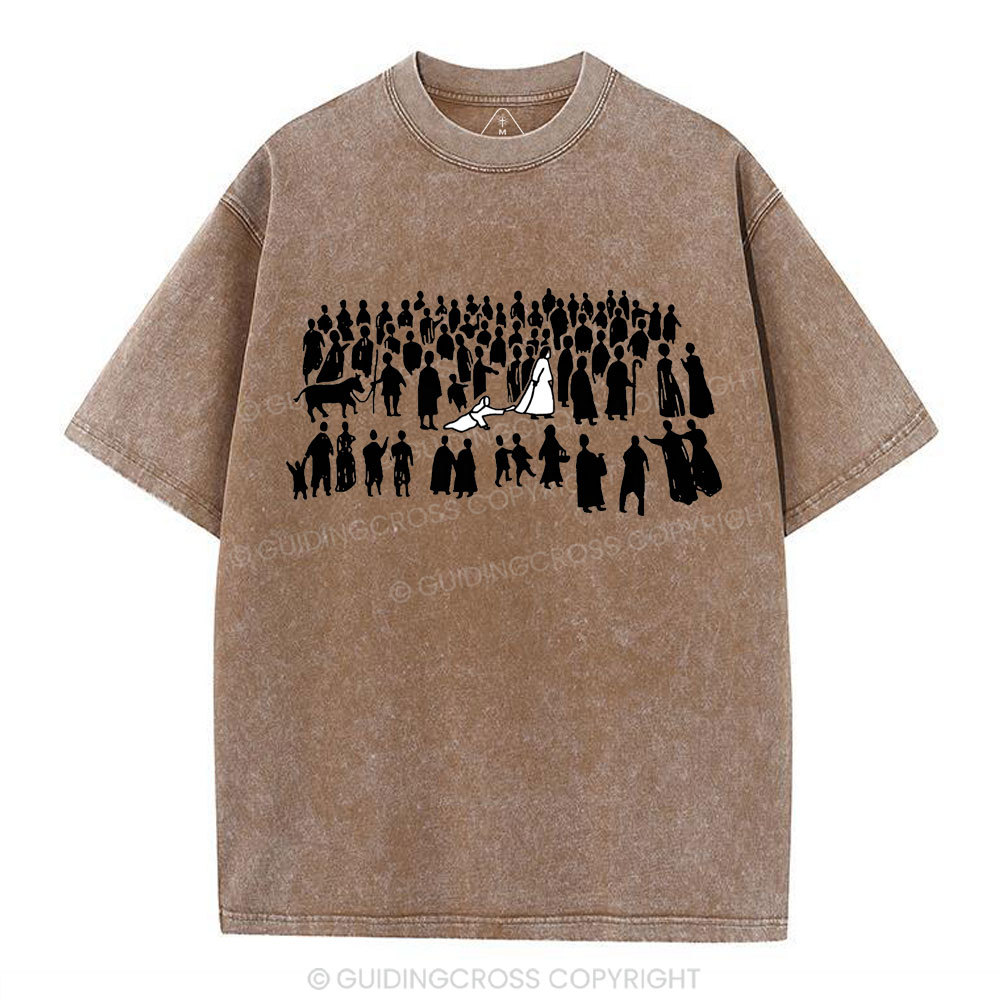 Double-Sided Vintage Washed Christian Sample T-Shirt Sale - GuidingCross