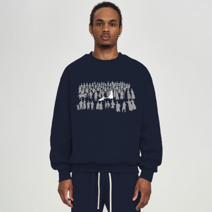 By His Wounds ChristianFleece Sweatshirt