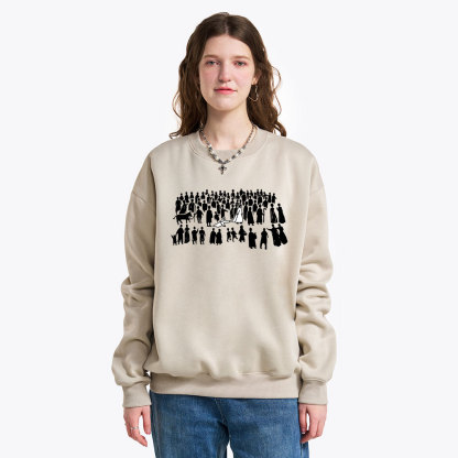 By His Wounds ChristianFleece Sweatshirt