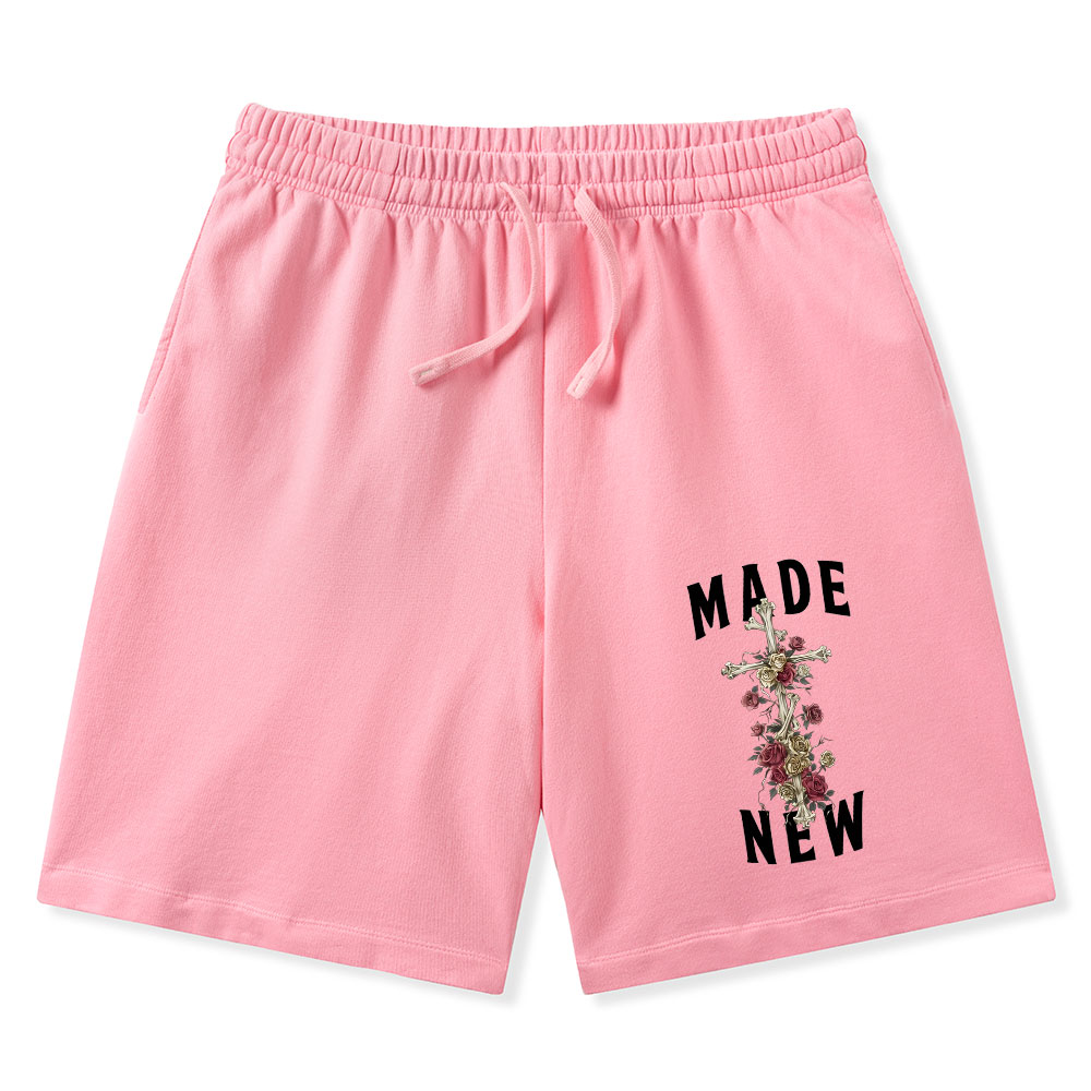 By His Wounds We Are Healed Christian Washed Shorts