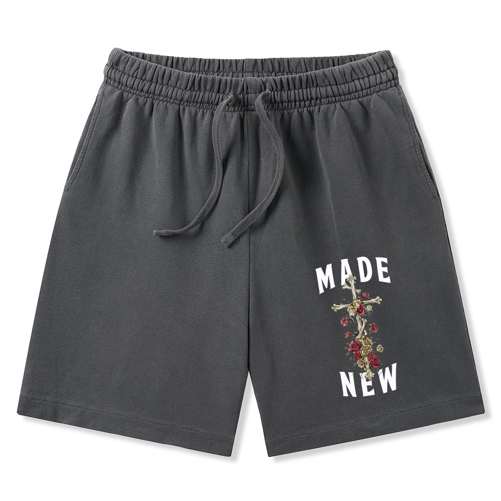 By His Wounds We Are Healed Christian Washed Shorts
