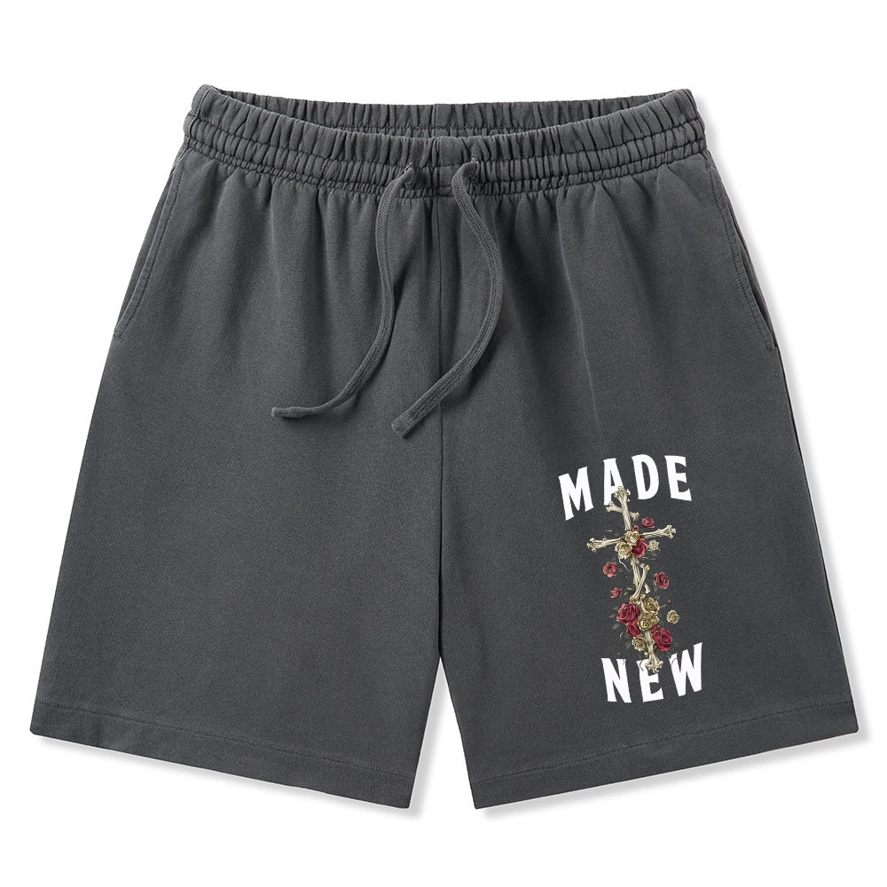 By His Wounds We Are Healed Christian Washed Shorts