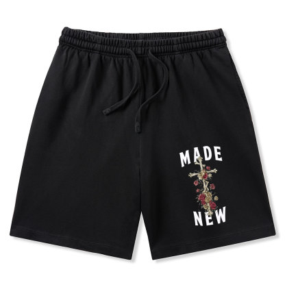 By His Wounds We Are Healed Christian Washed Shorts