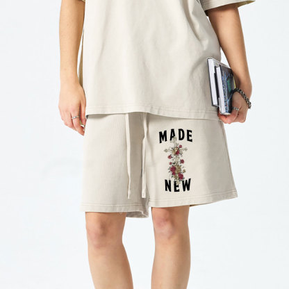 By His Wounds We Are Healed Christian Washed Shorts