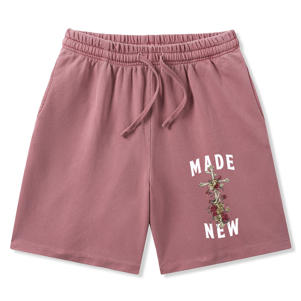 By His Wounds We Are Healed Christian Washed Shorts