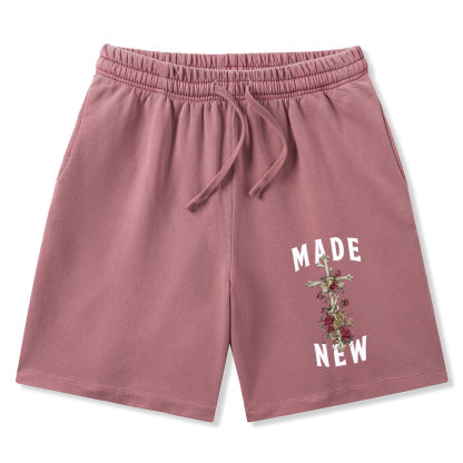 By His Wounds We Are Healed Christian Washed Shorts