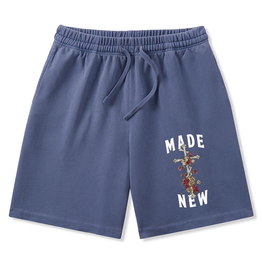 By His Wounds We Are Healed Christian Washed Shorts