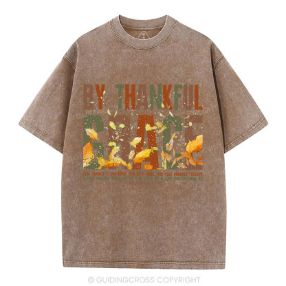 By Thankful Grace Christian Washed T-Shirt