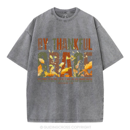 By Thankful Grace Christian Washed T-Shirt