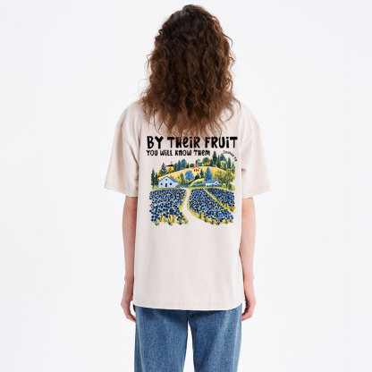 By Their Fruit You Will Know Them Christian Washed T-Shirt