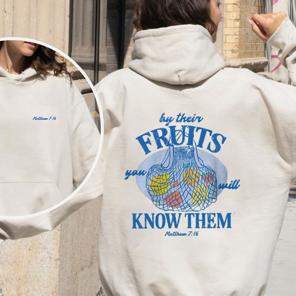 By Their Fruits You Will Know Them Christian Premium Fleece Hoodie Set