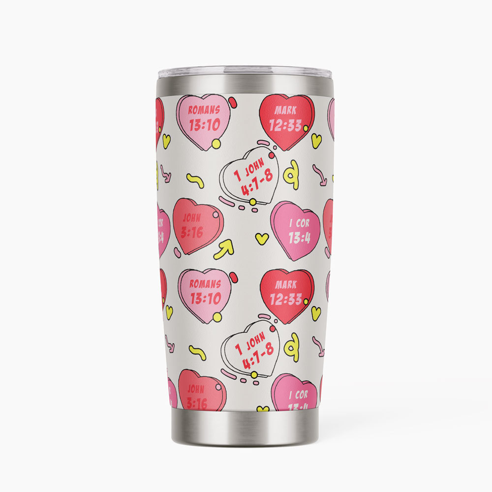 Personalized Heart Belongs To Jesus Christian 20OZ Tumbler