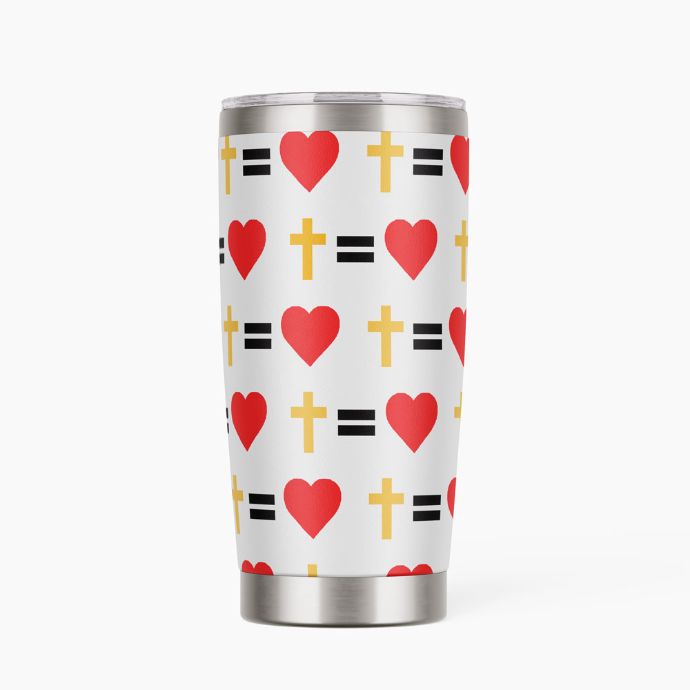 Personalized Christ symbol Christian 20OZ Tumbler