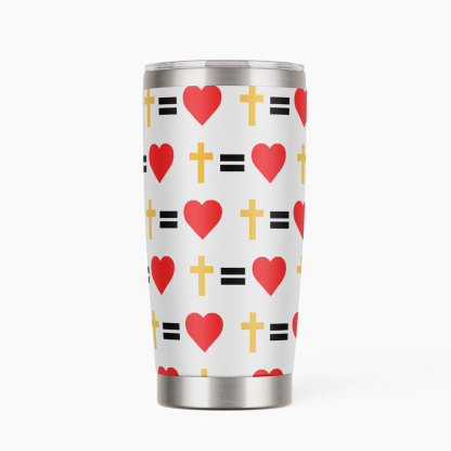 Personalized Christ symbol Christian 20OZ Tumbler