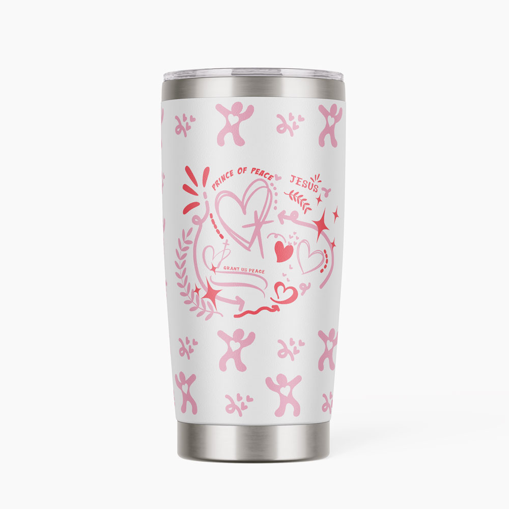Personalized Prince Of Peace Christian 20OZ Tumbler