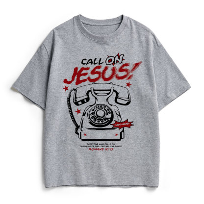 Call On Jesus Christian Heavy Cotton T-Shirt