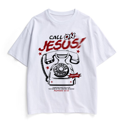 Call On Jesus Christian Heavy Cotton T-Shirt