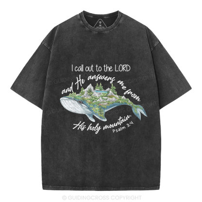 Call Out To The Lord Christian Washed T-Shirt