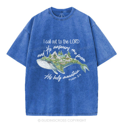 Call Out To The Lord Christian Washed T-Shirt